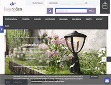Tablet Screenshot of lunaoptica.pl
